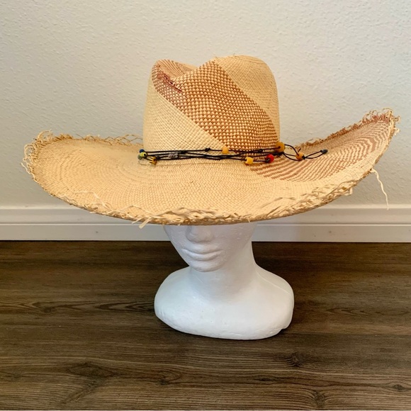 Vintage Rod Keenan Straw Hat - Picture 1 of 12